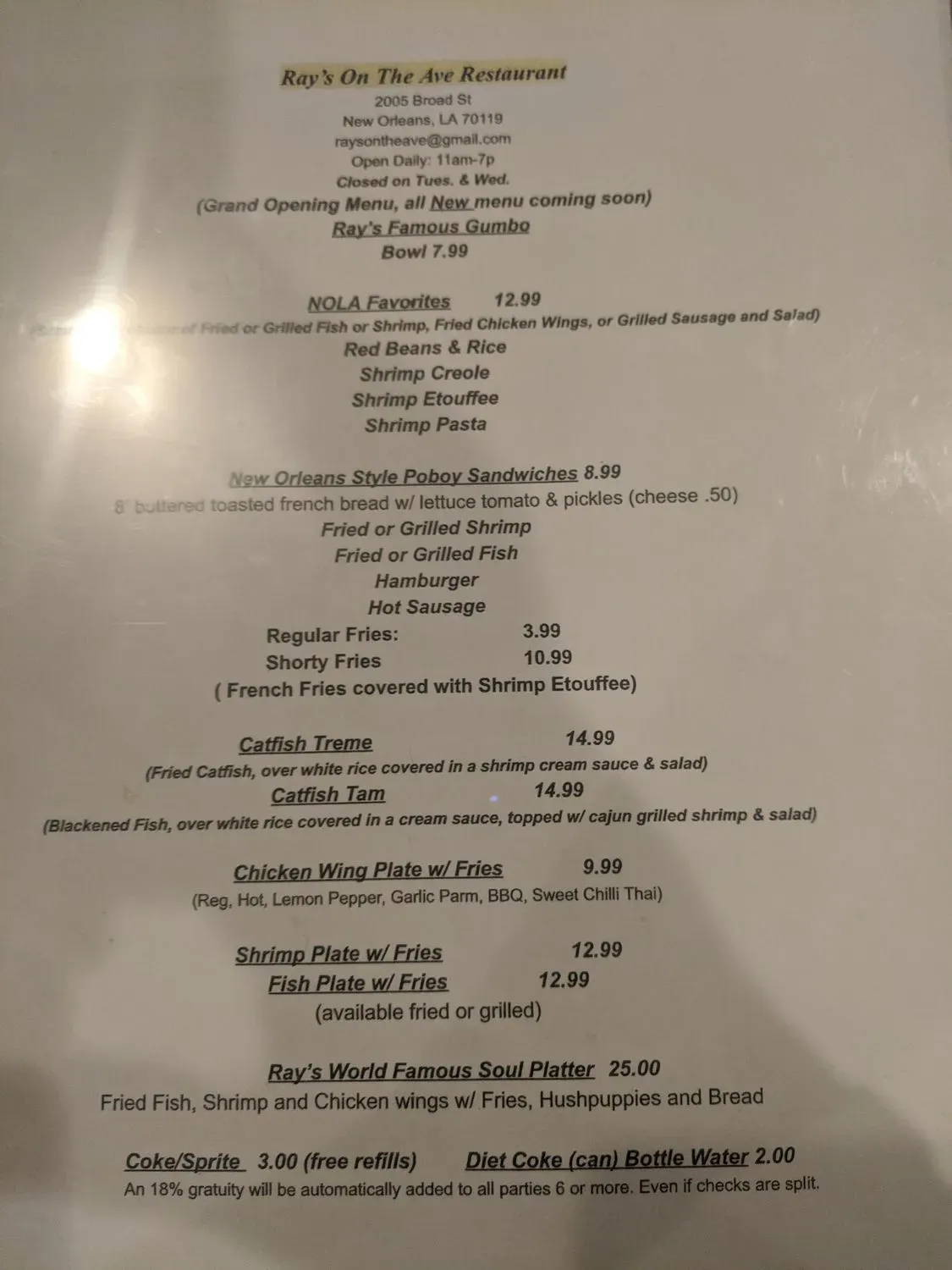 Menu 4