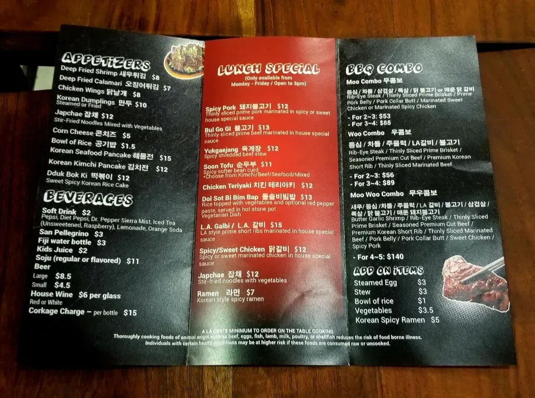 Menu 4