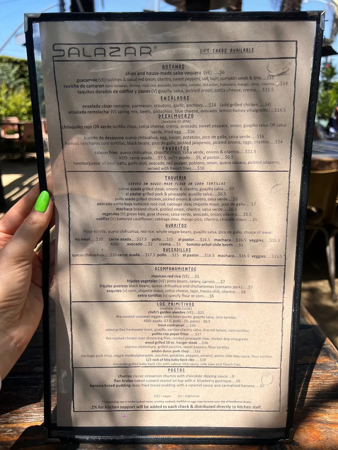 Menu 4