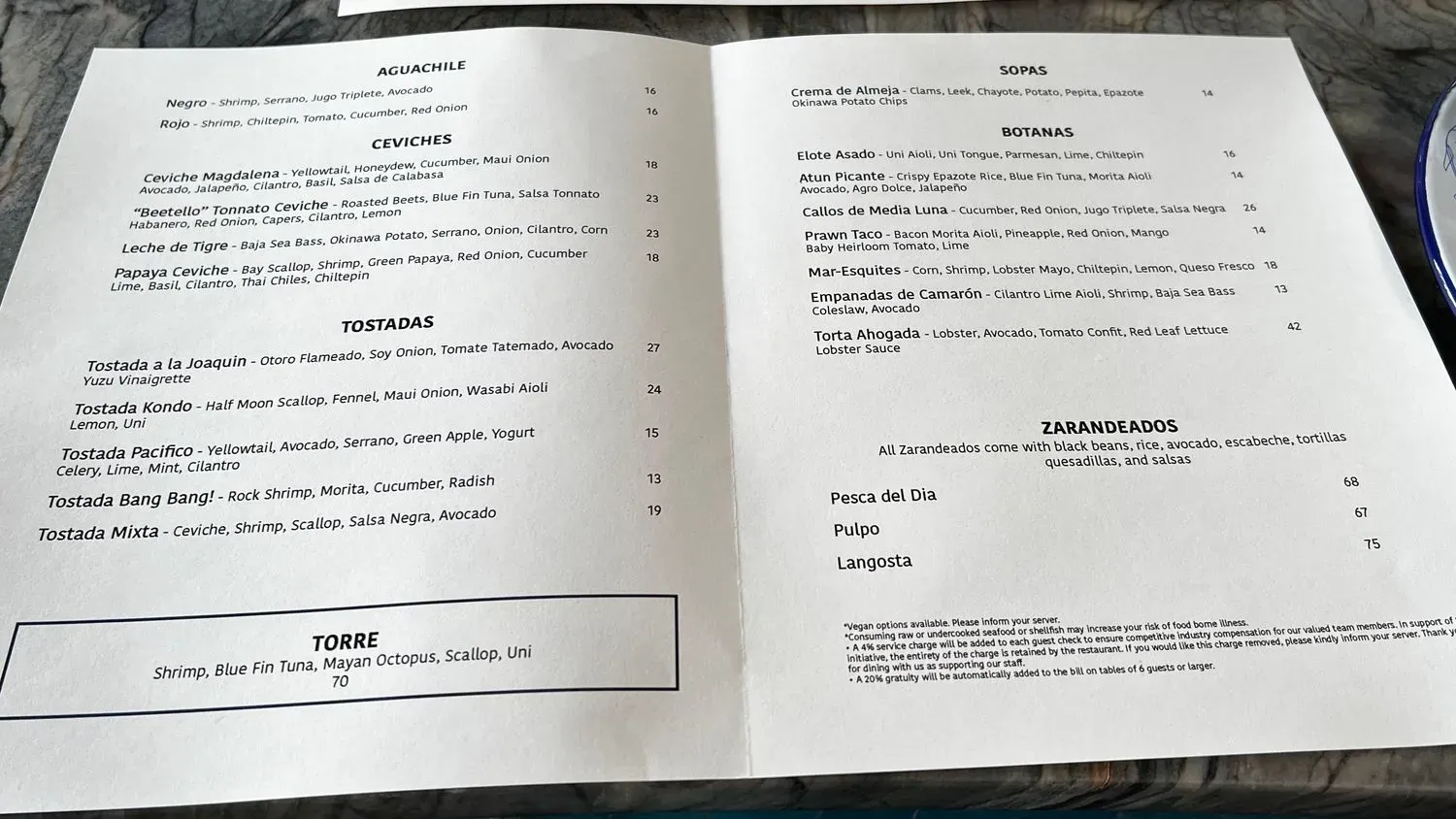 Menu 3