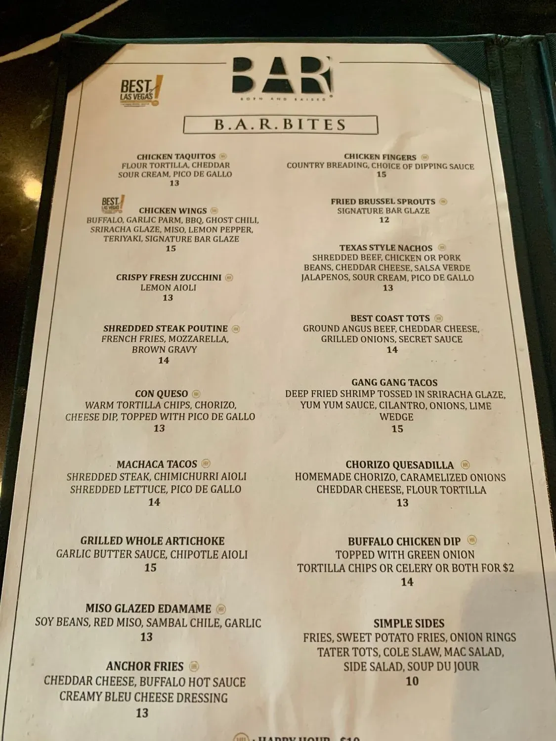 Menu 5