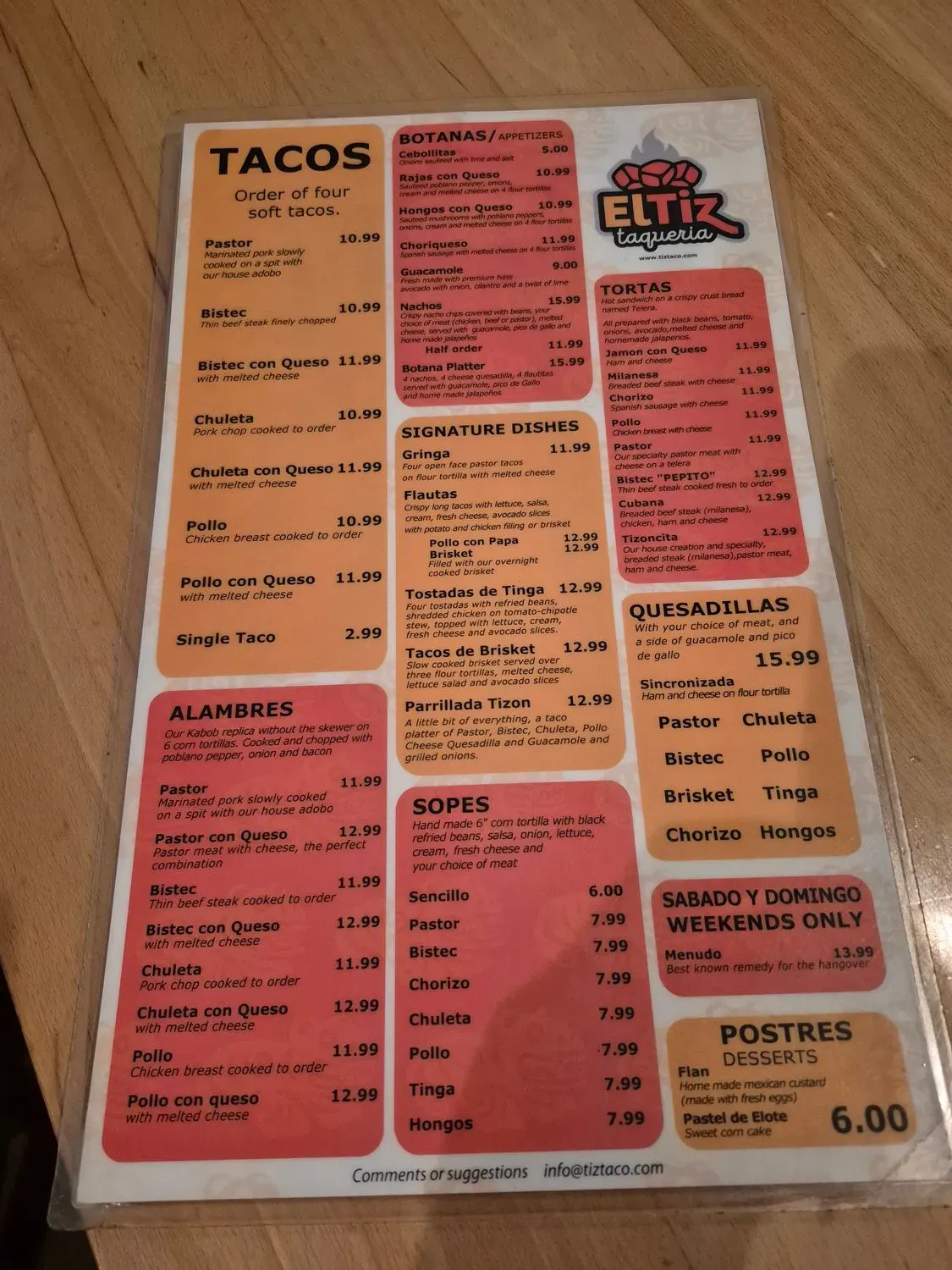 Menu 2