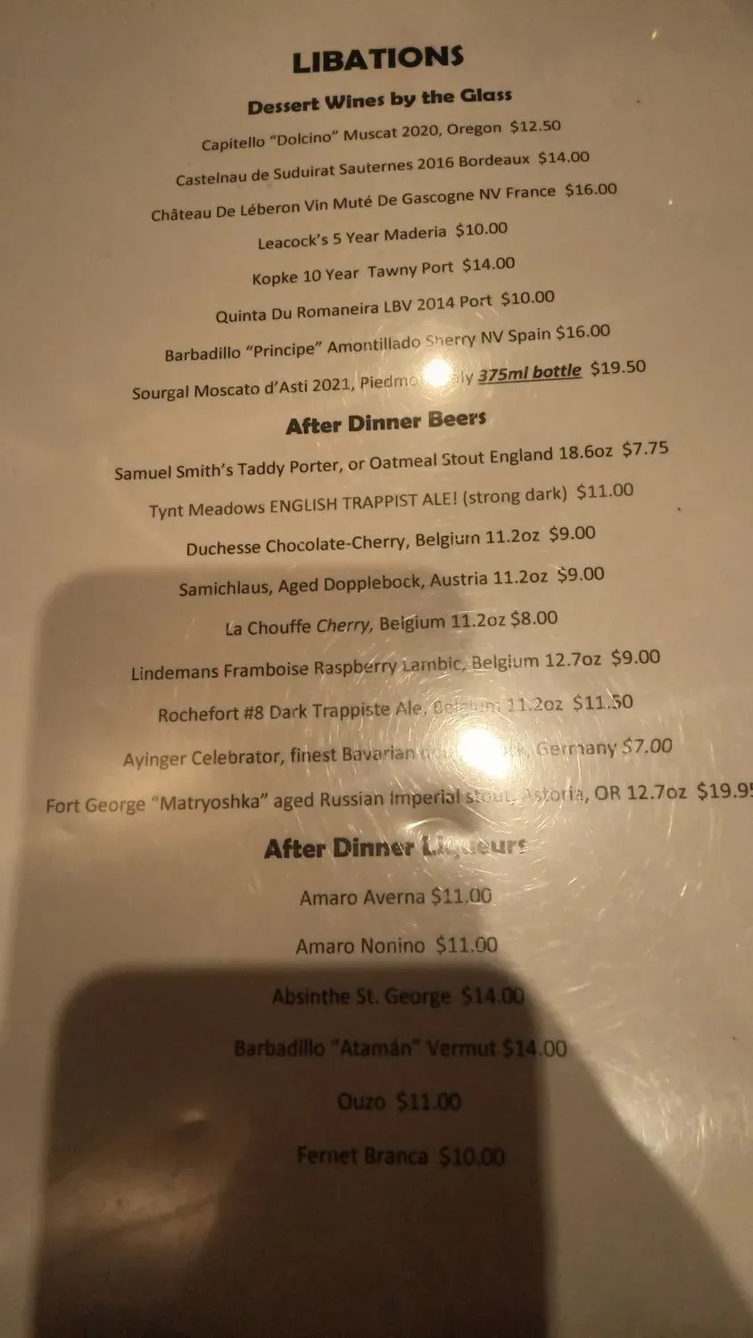 Menu 6