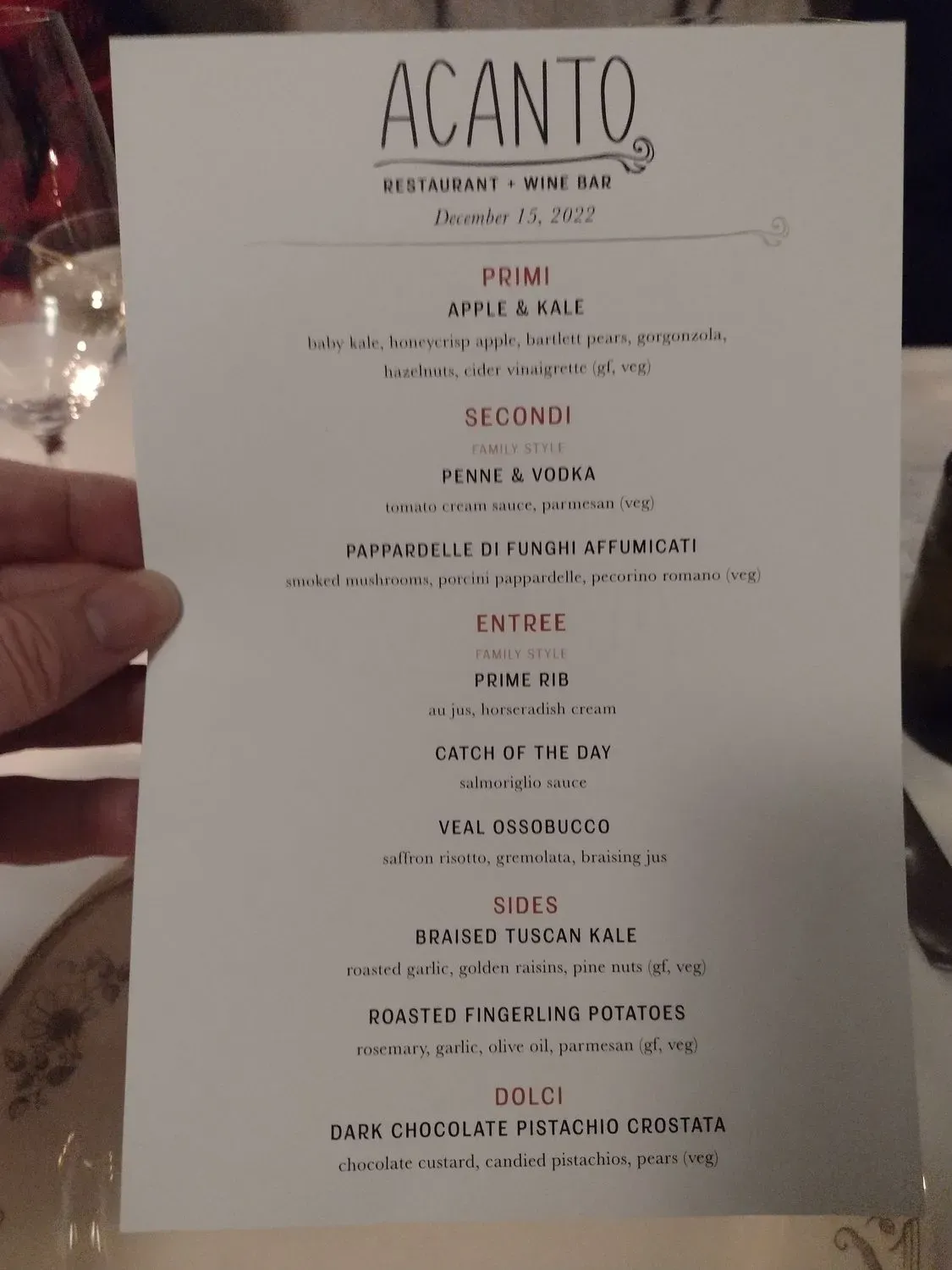 Menu 5