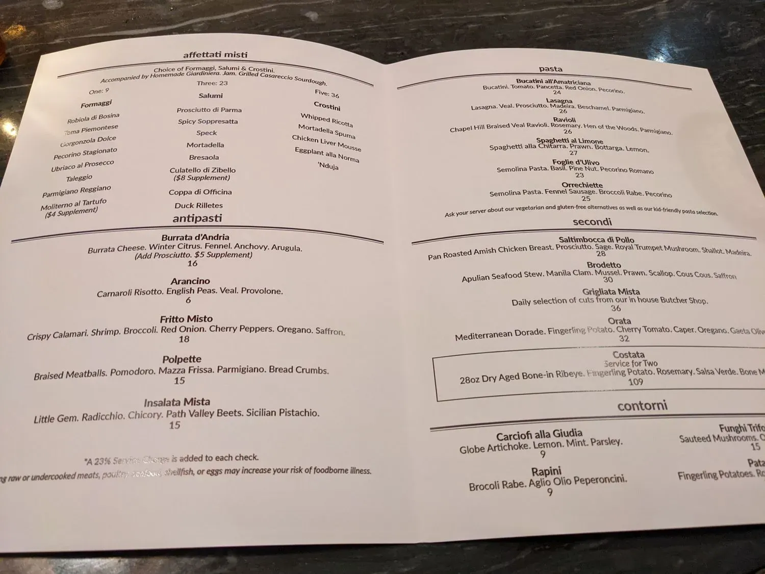 Menu 4