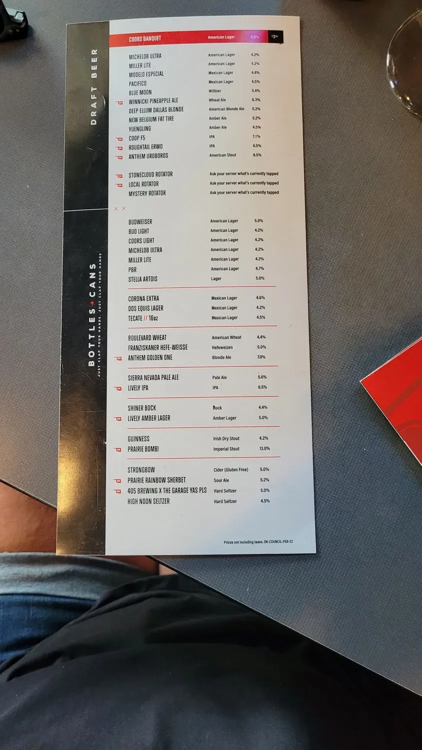 Menu 5