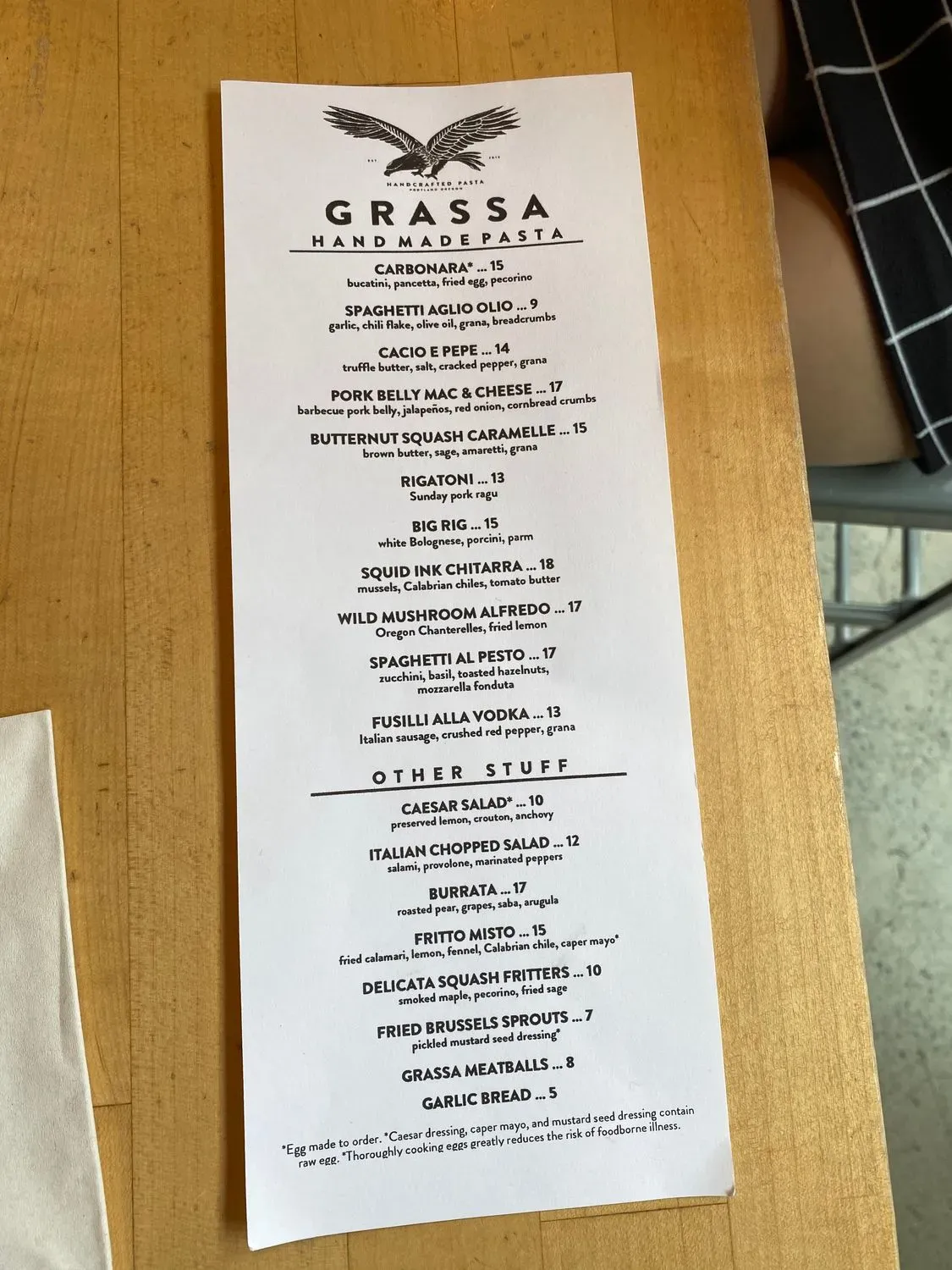 Menu 4