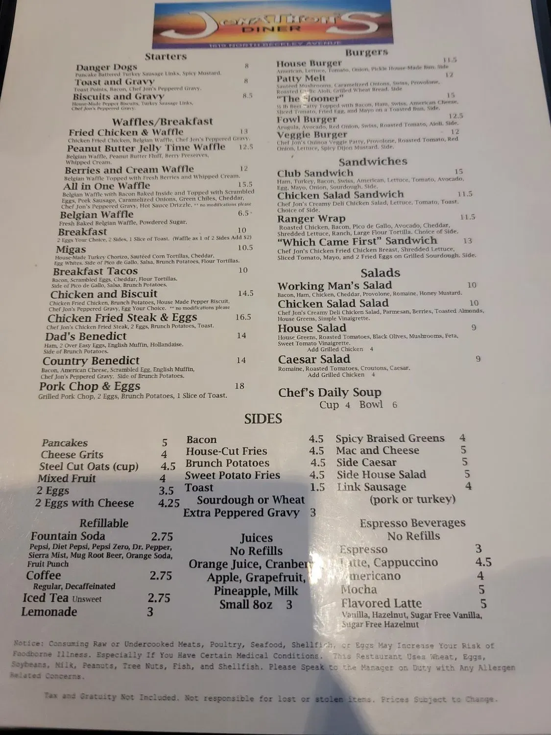 Menu 3