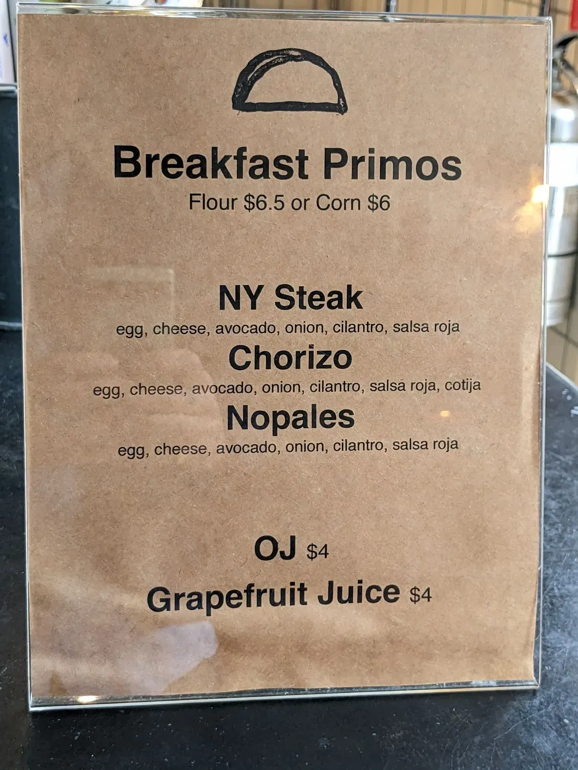 LOQUI Menu - Updated November 2025