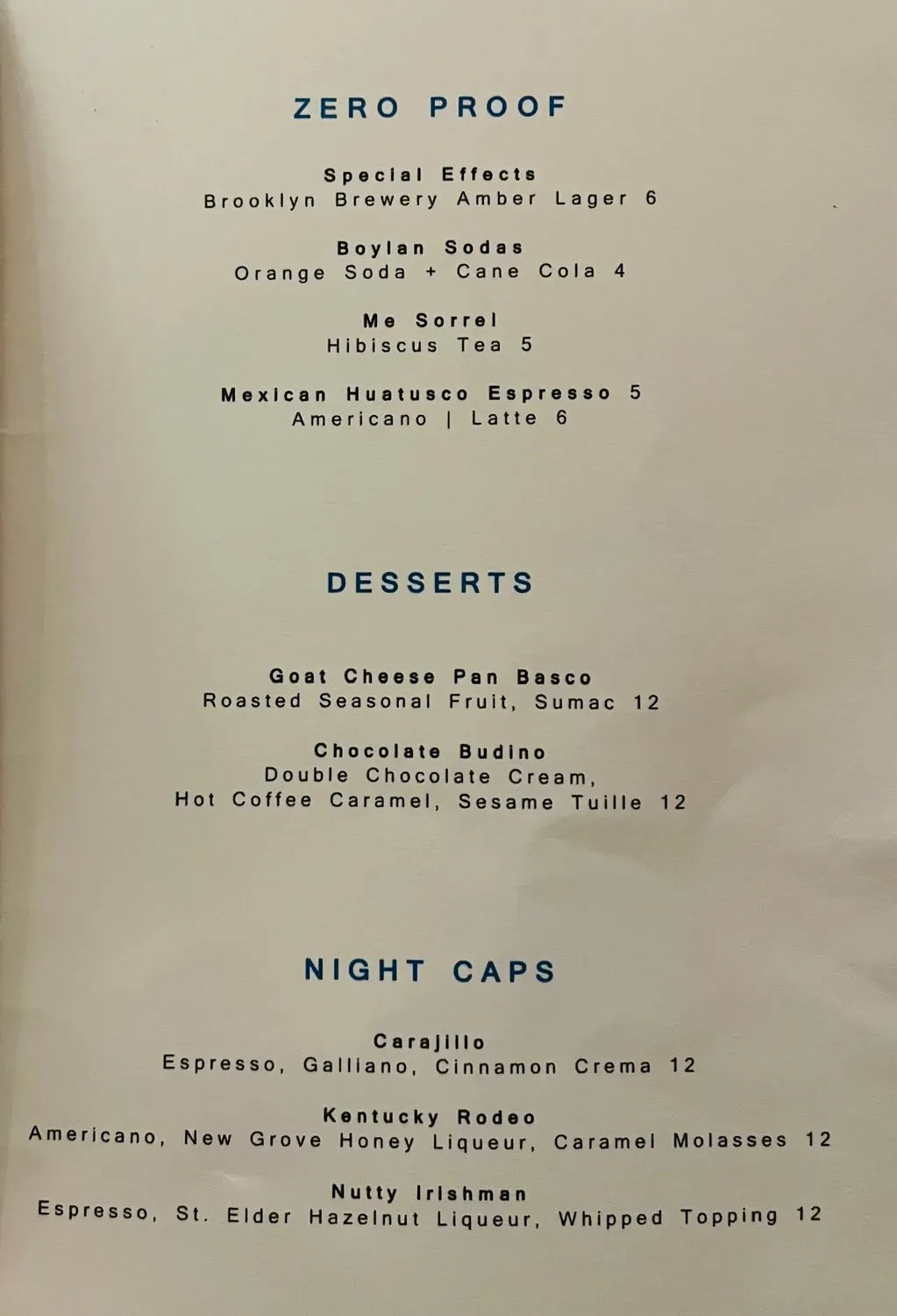 Menu 6