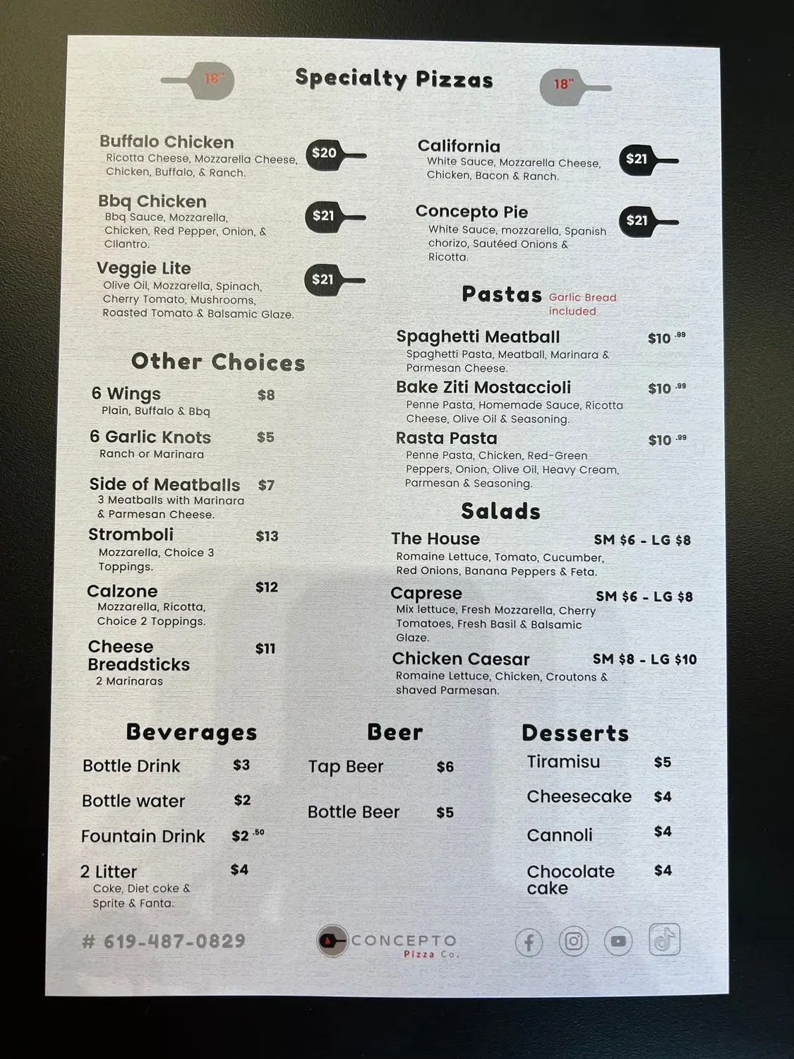 Menu 6