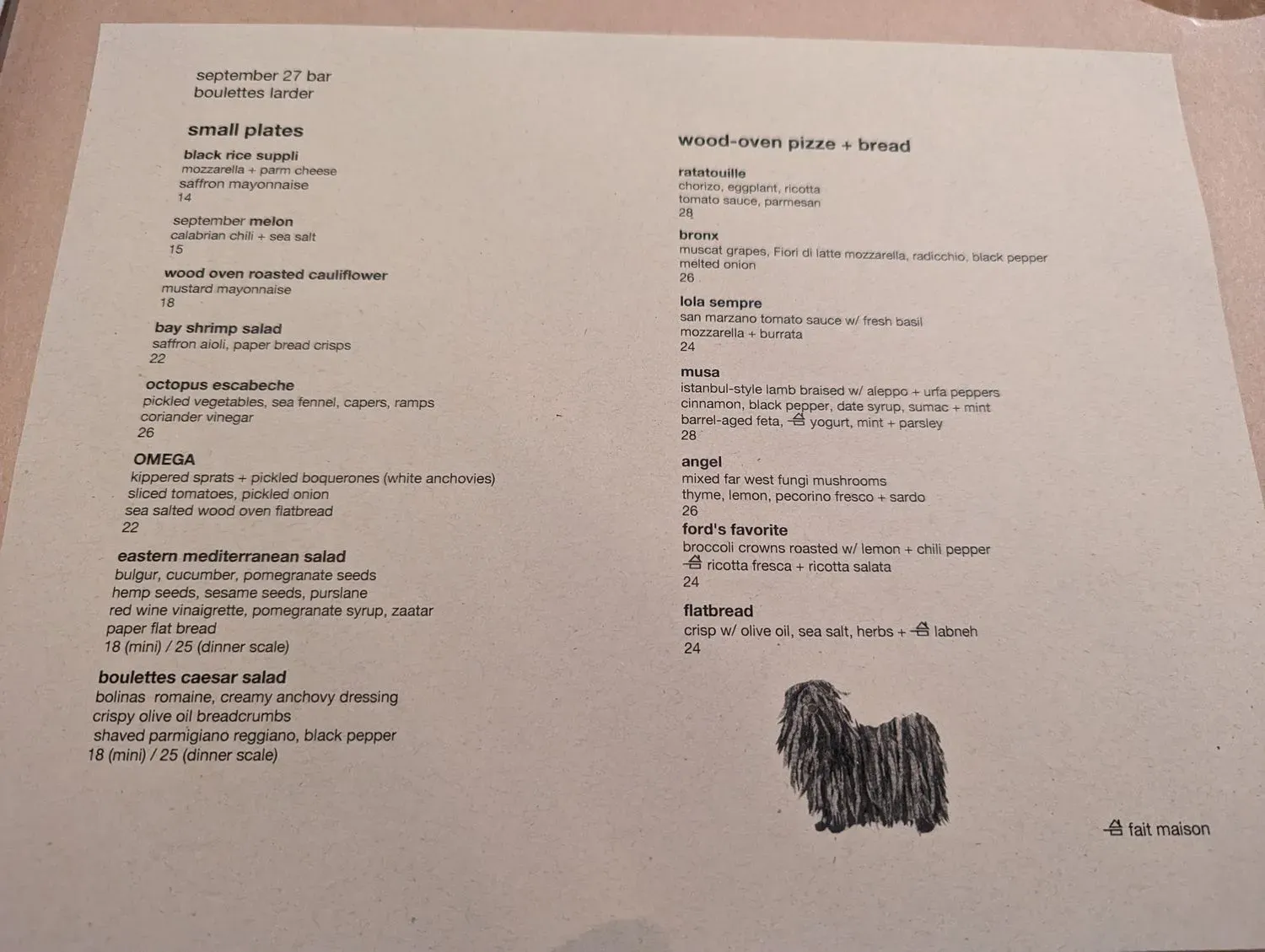 Menu 4