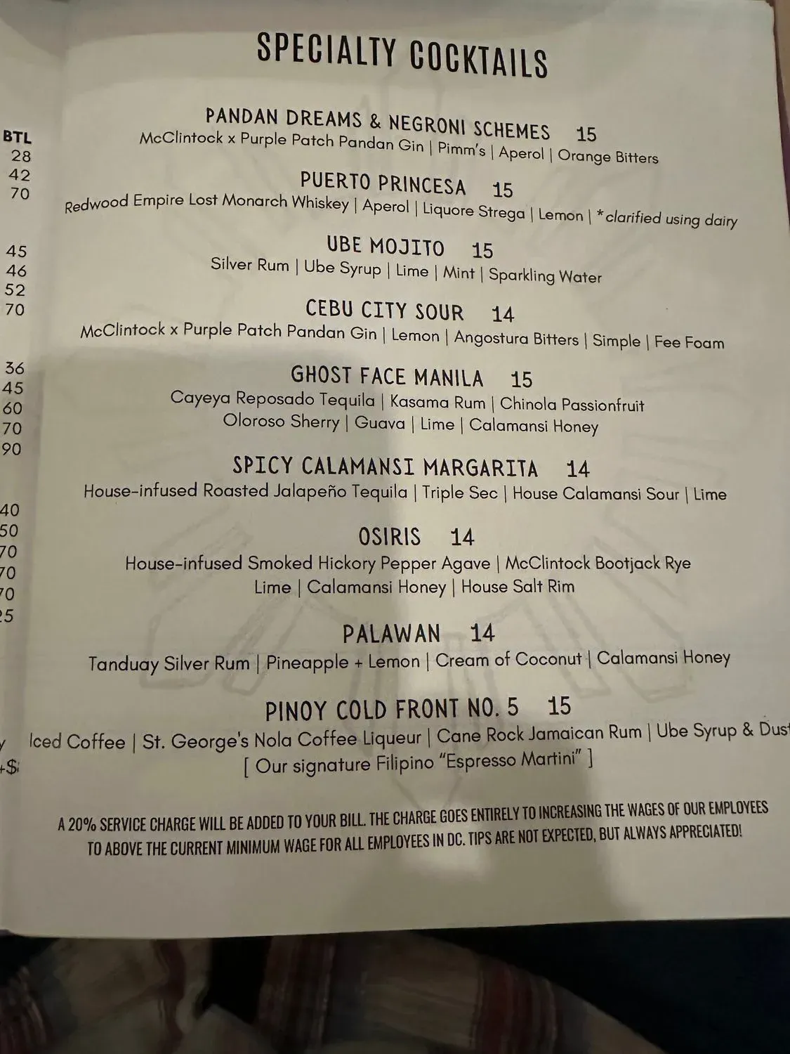 Menu 5