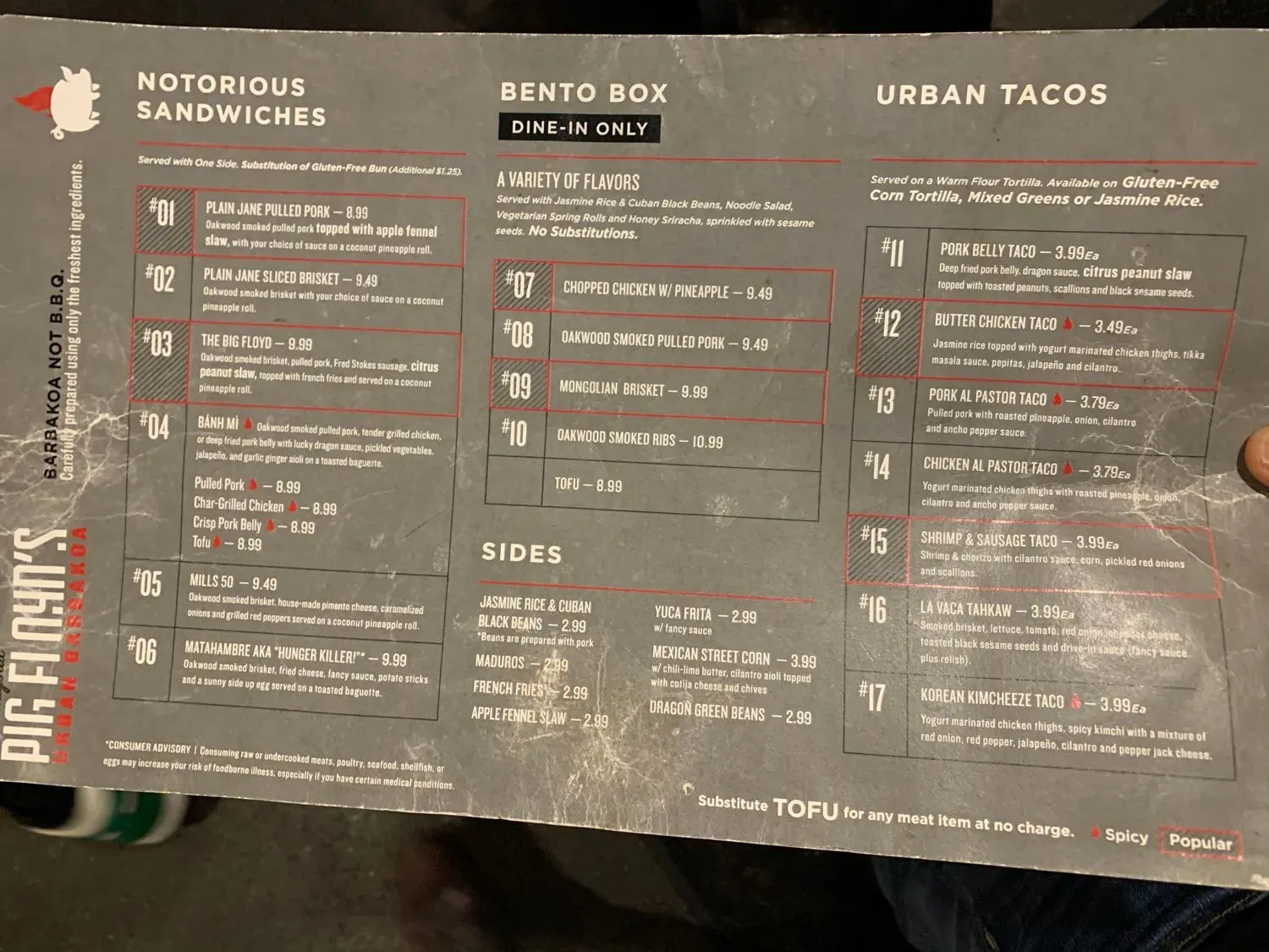 Menu 5