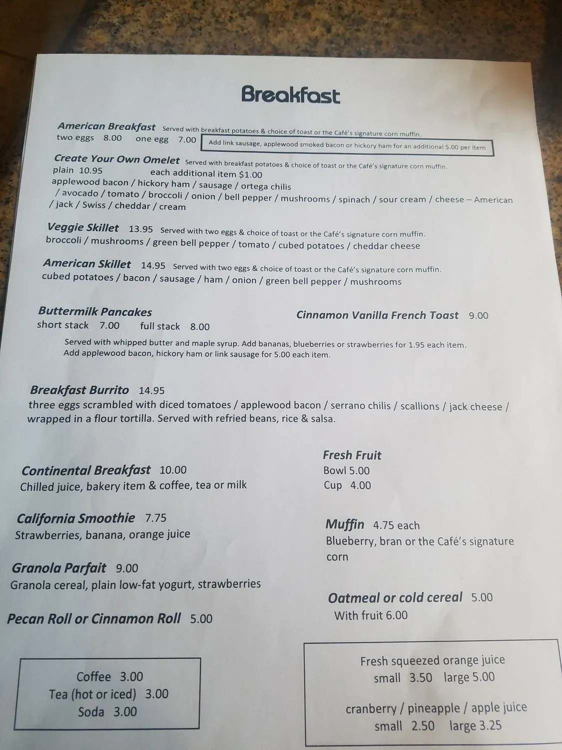 Menu 2