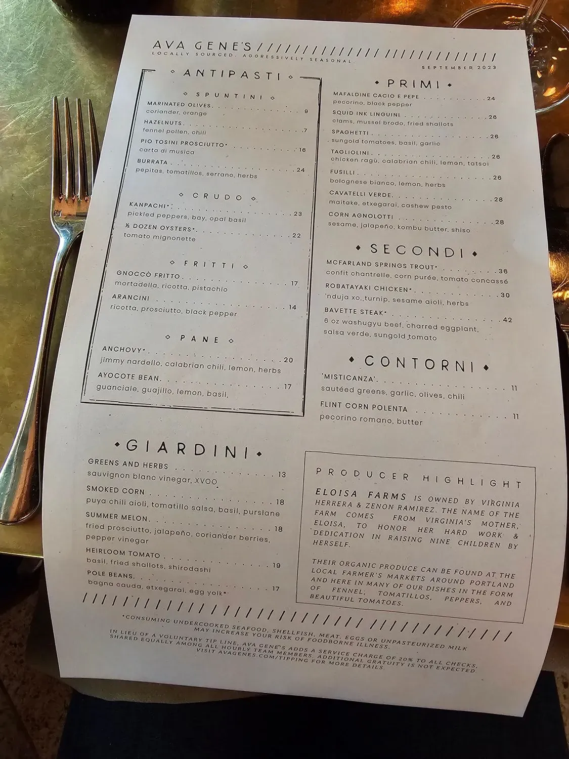 Menu 3