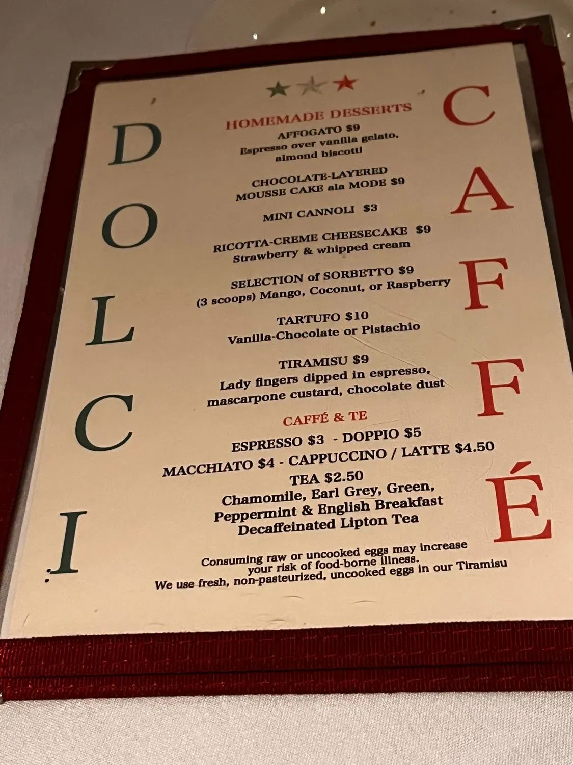 Menu 6