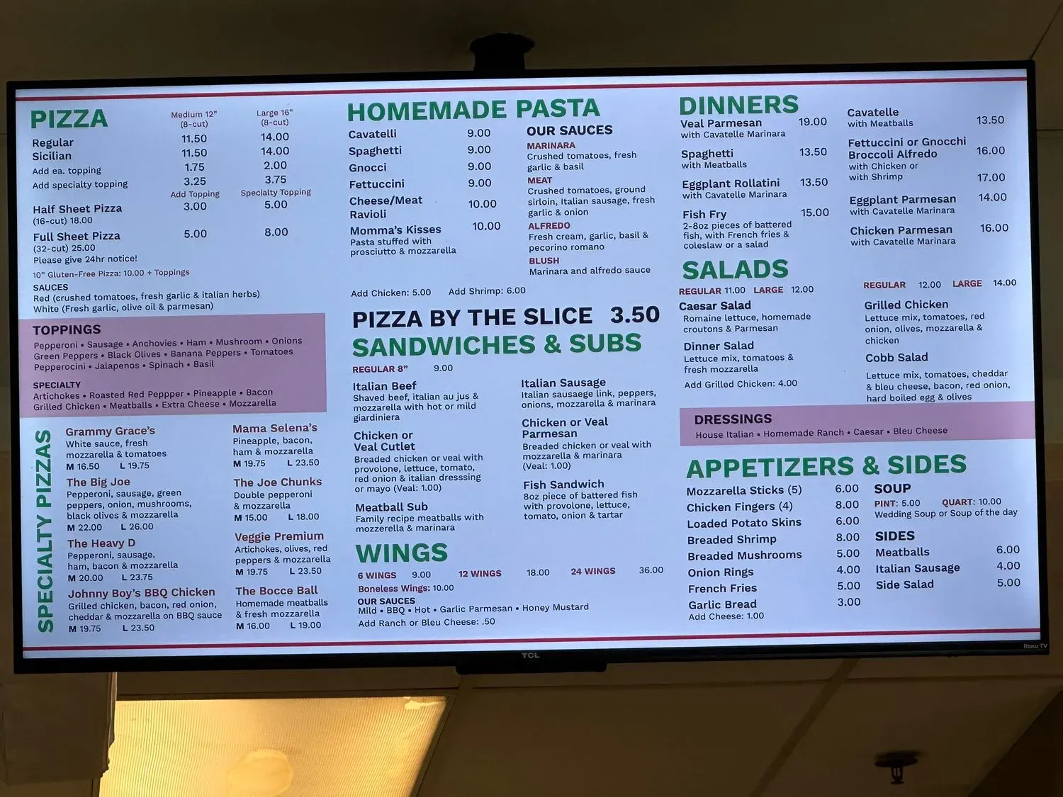 Menu 2