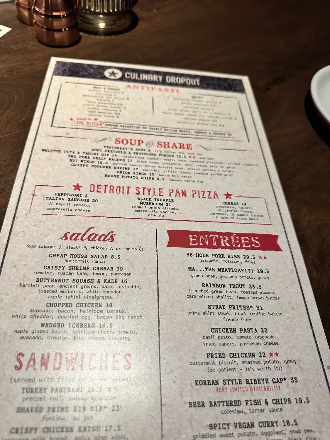 Menu 5