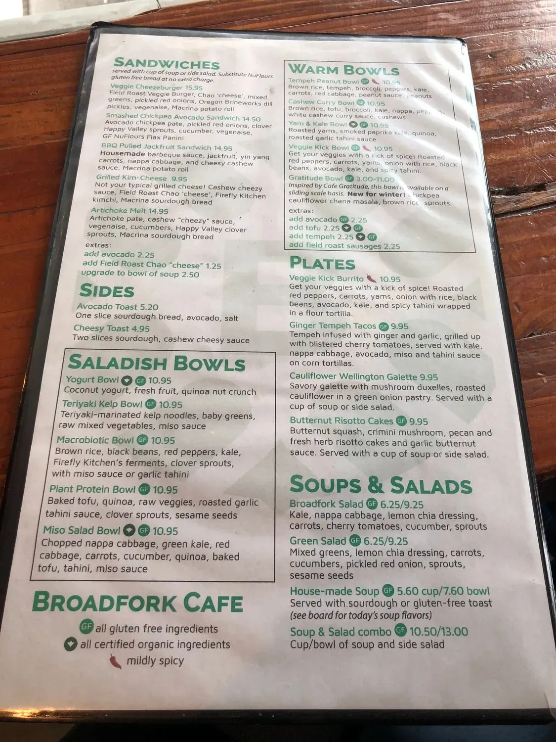 Menu 5