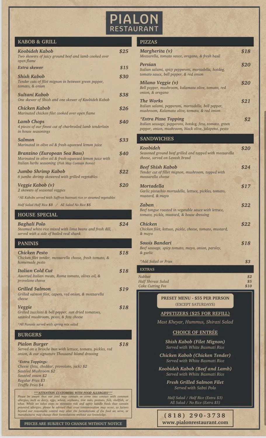 Menu 2