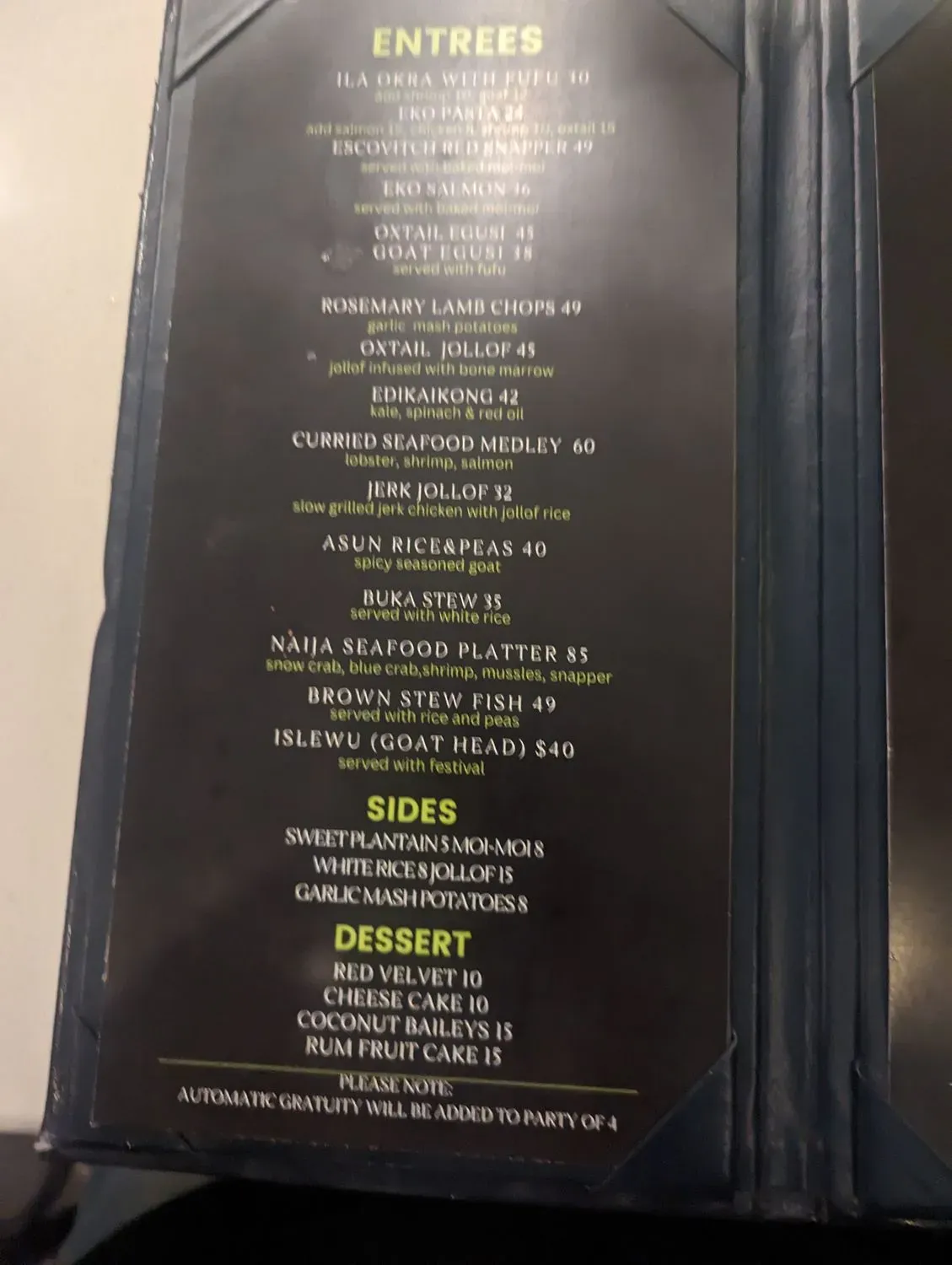 Menu 2