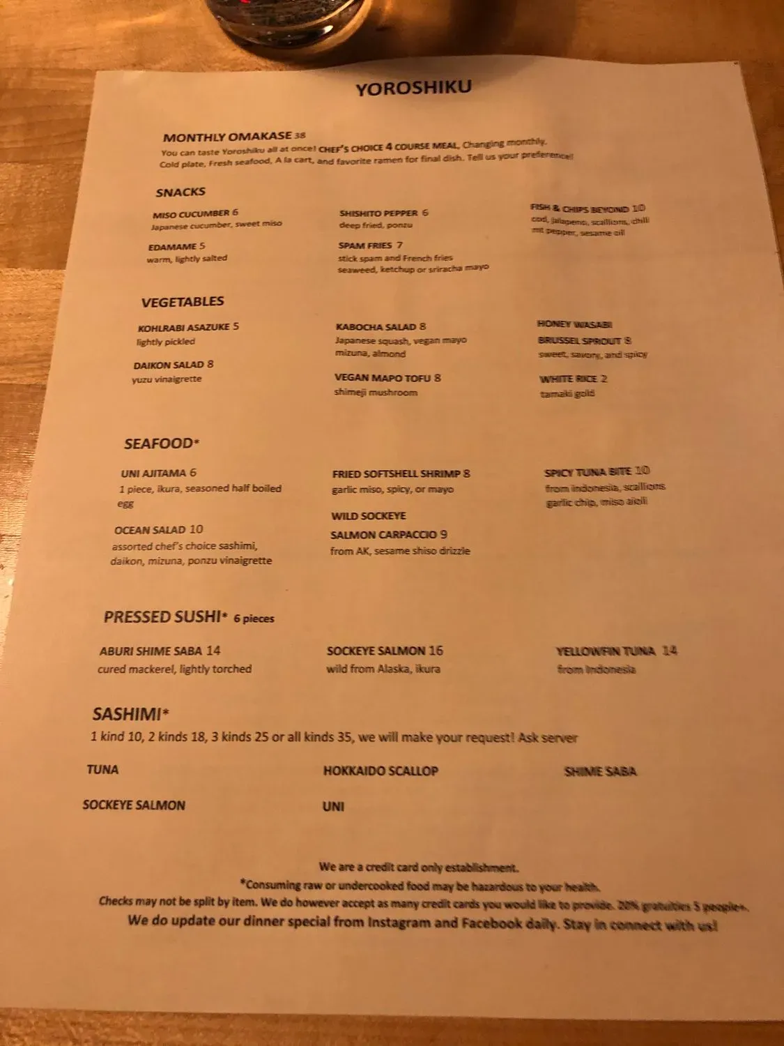 Menu 2