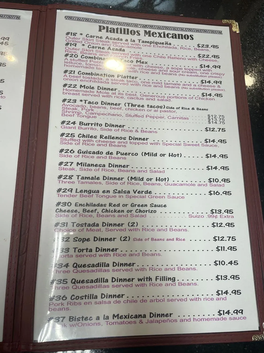 Menu 4