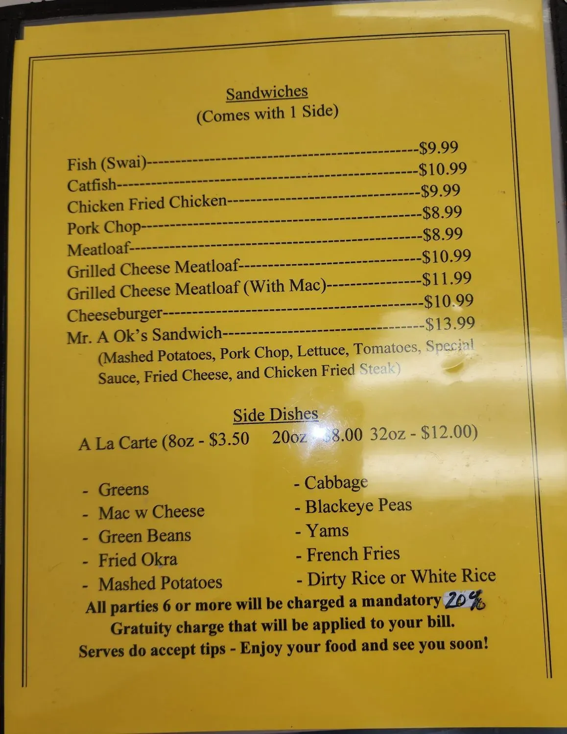 Menu 4