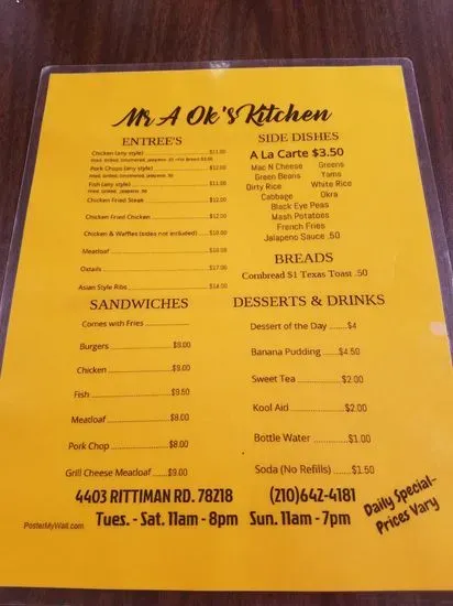 Menu 6