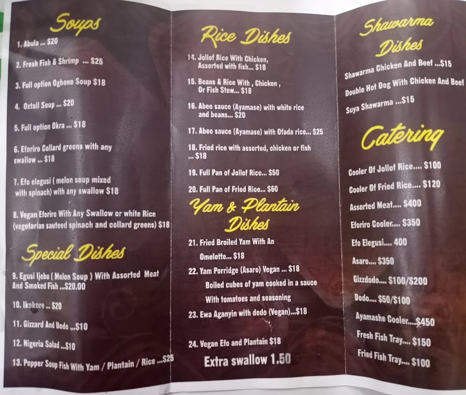 Menu 2