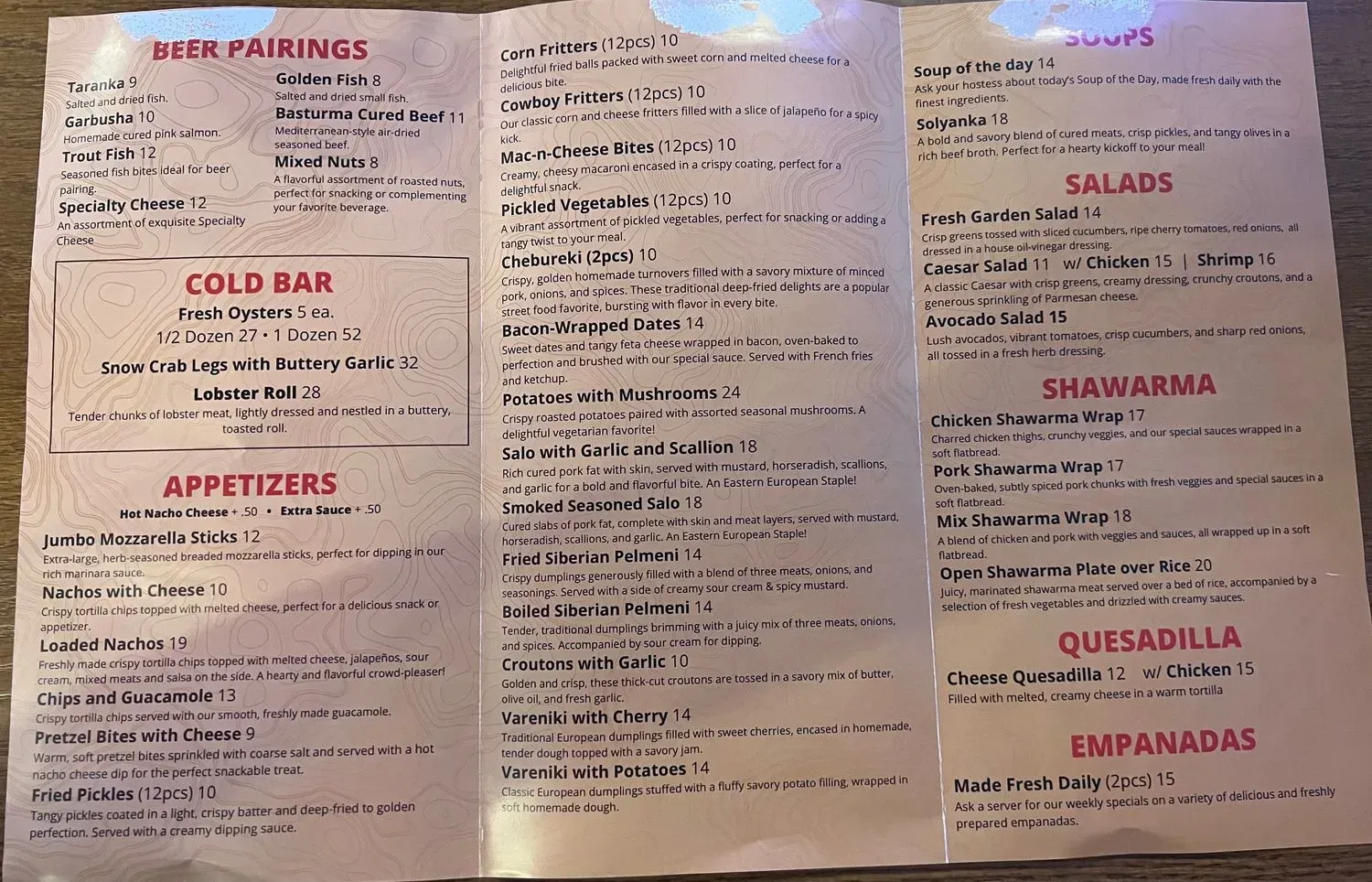 Menu 3