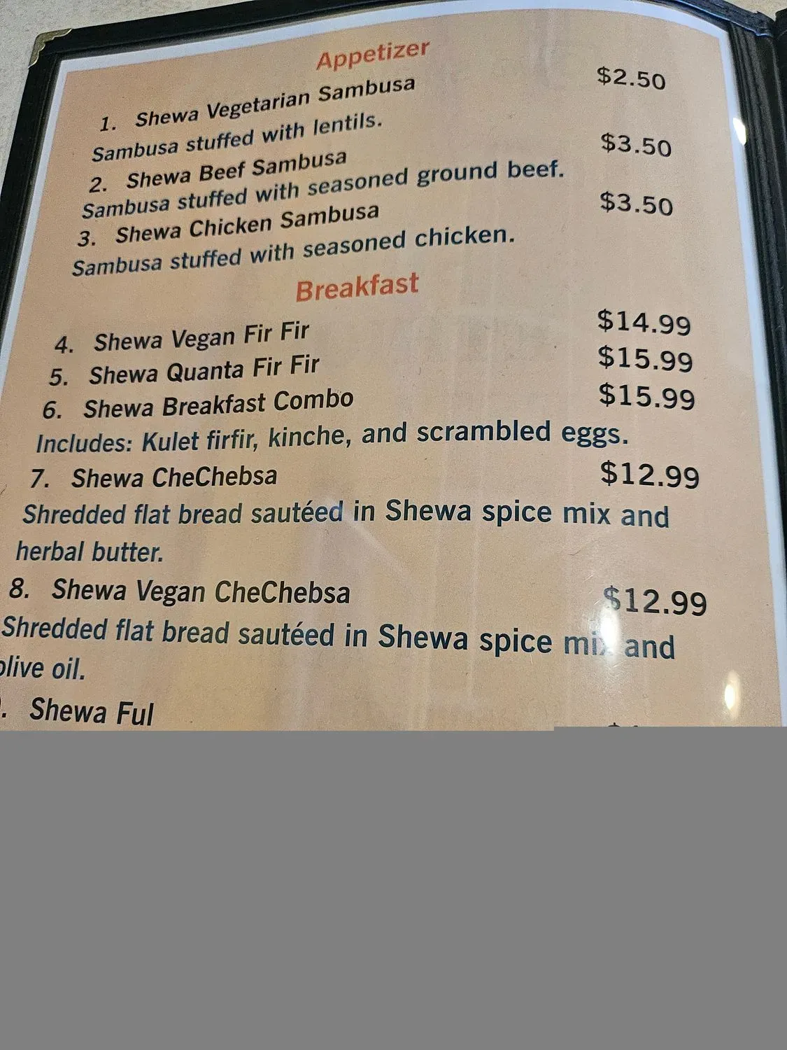 Menu 3