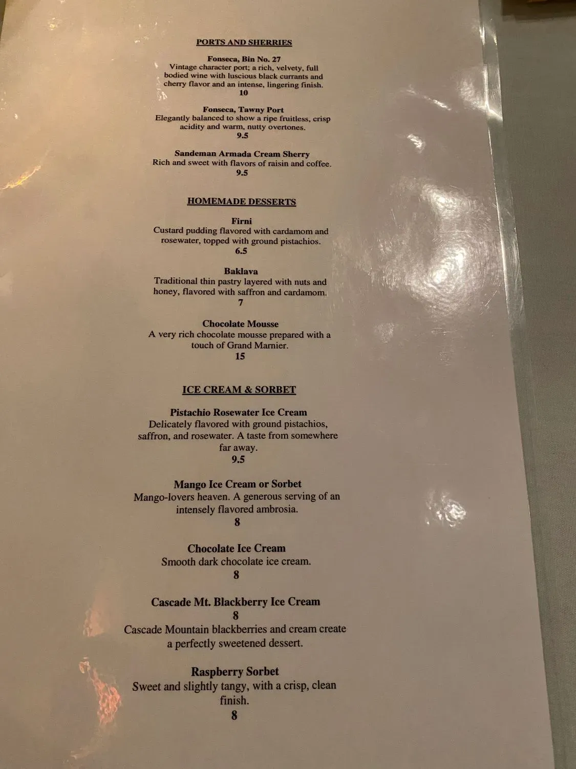 Menu 6