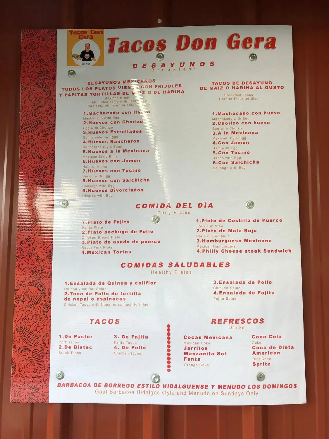 Menu 3