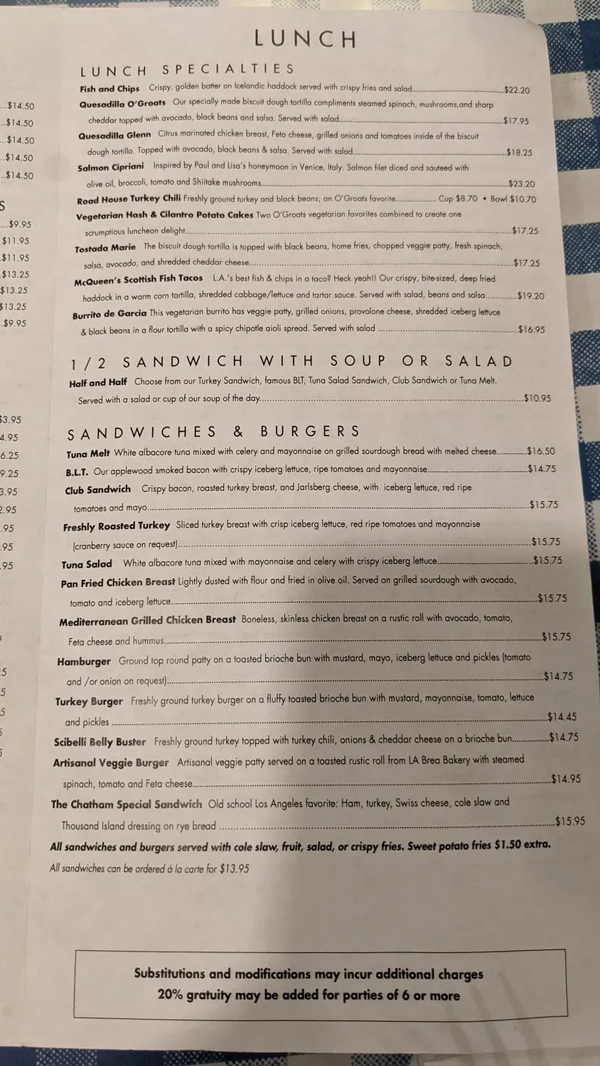 Menu 5