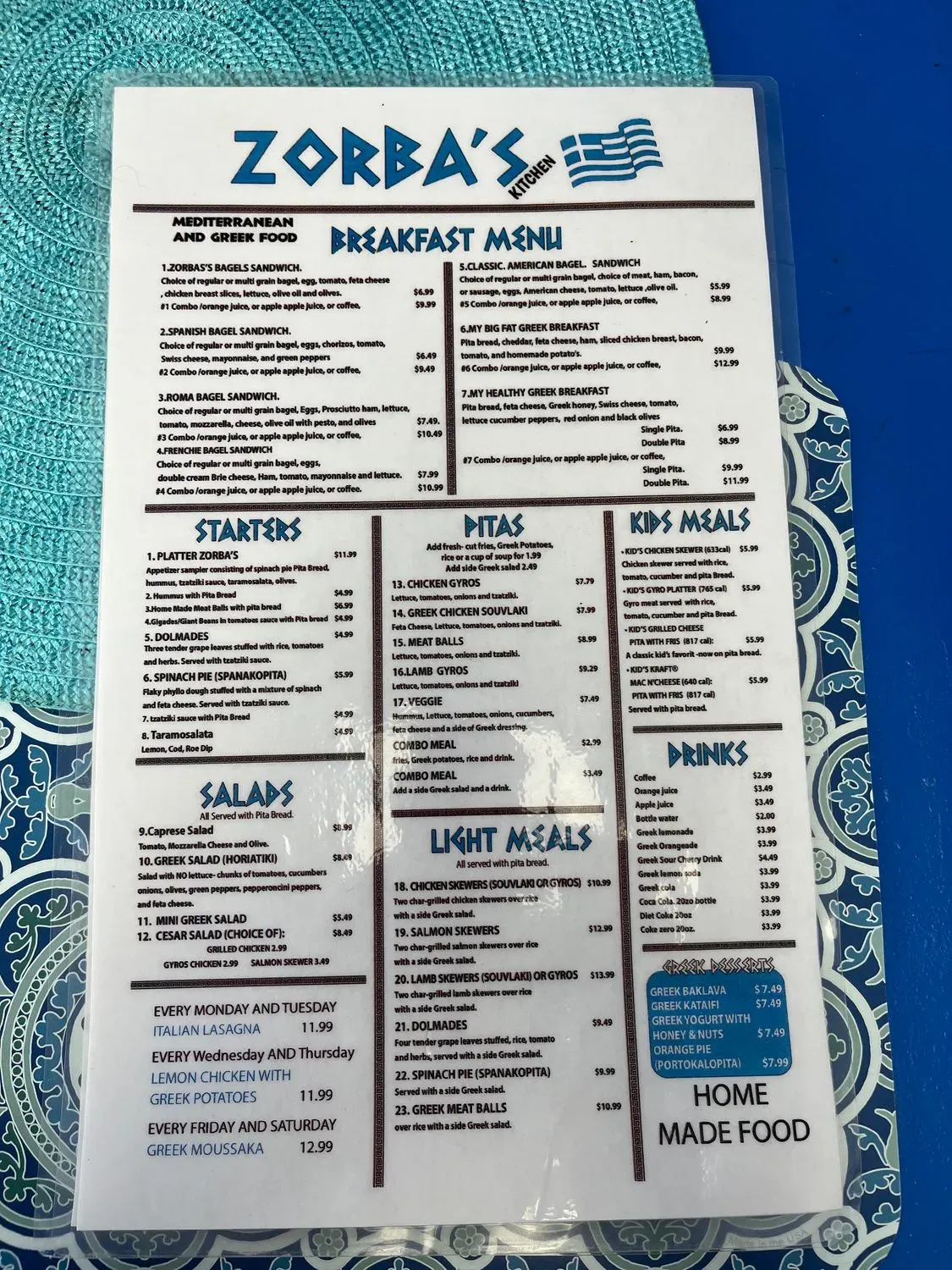 Menu 3