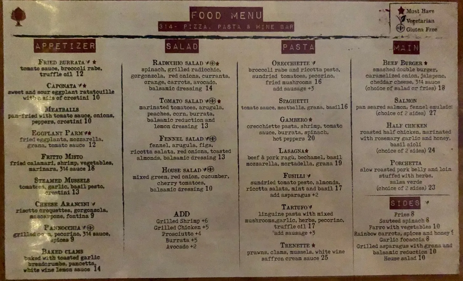 Menu 2