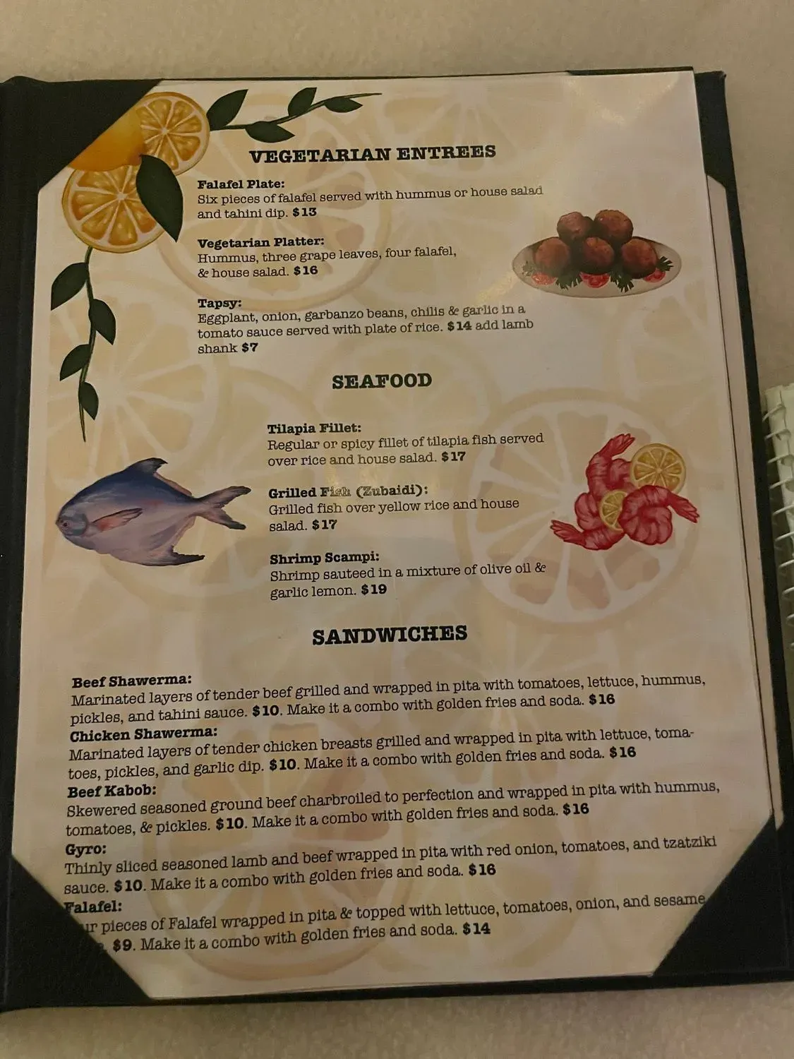 Menu 6