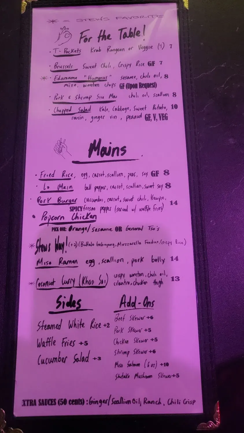 Menu 3