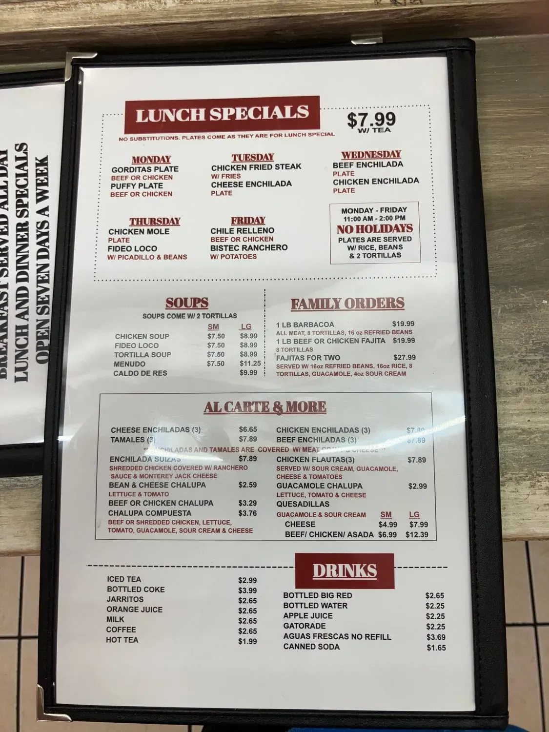 Menu 4