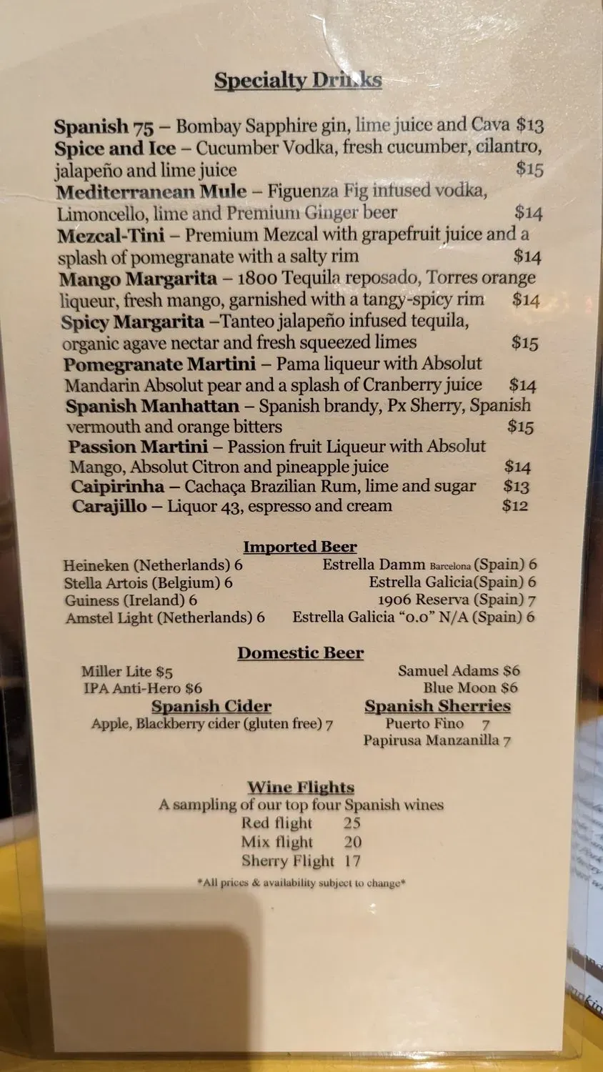 Menu 6