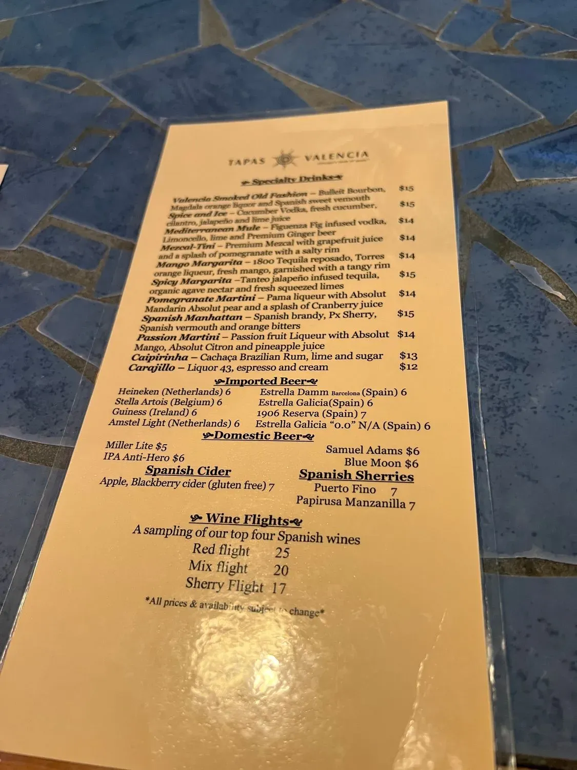 Menu 6