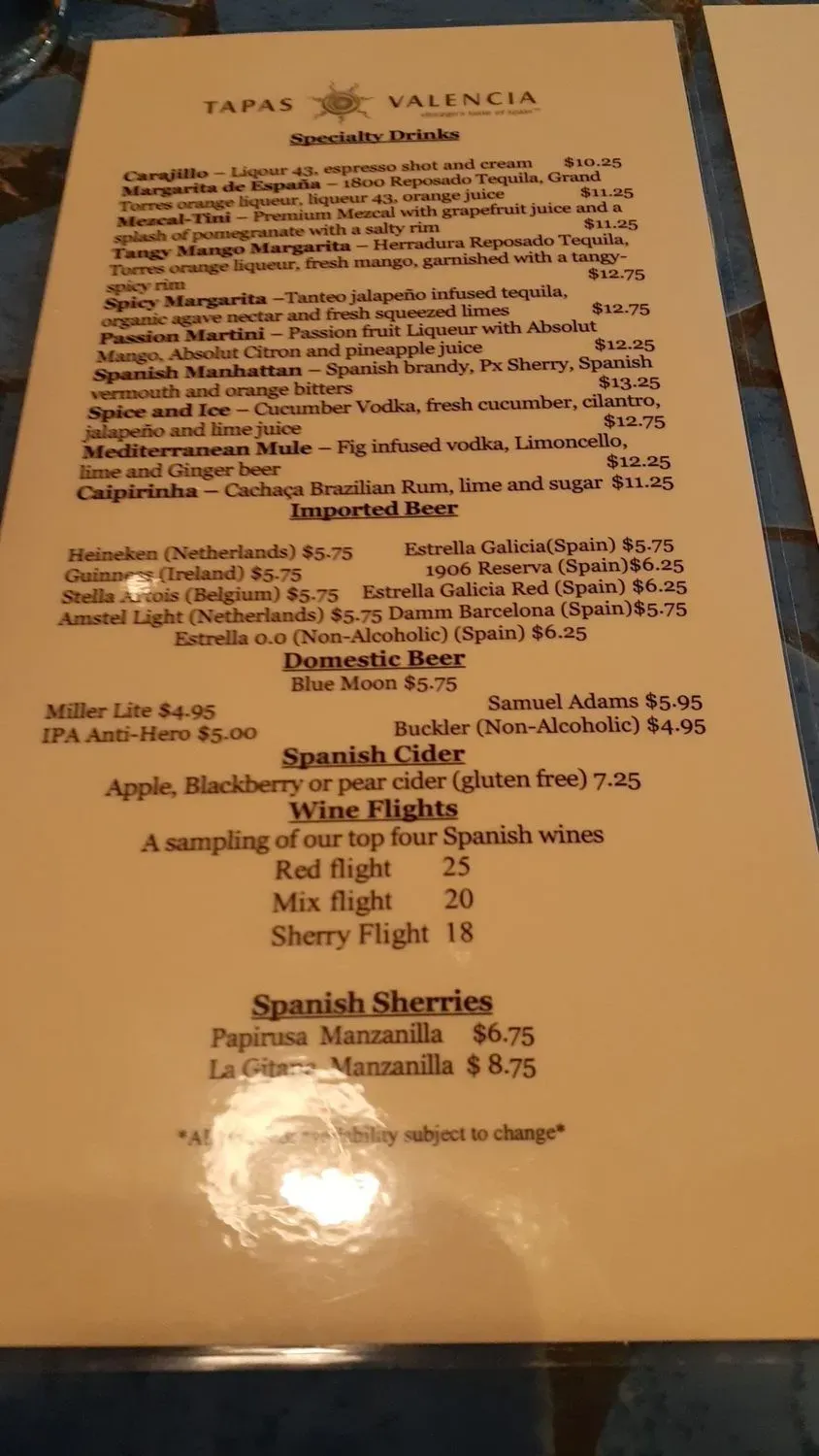 Menu 5