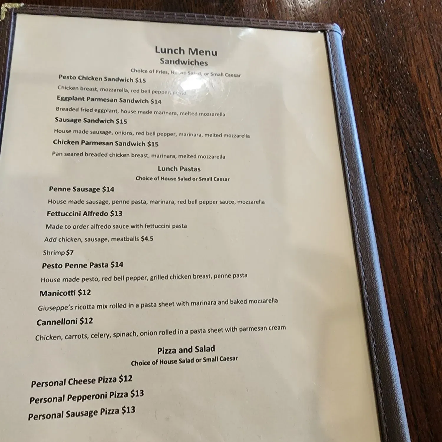 Menu 3