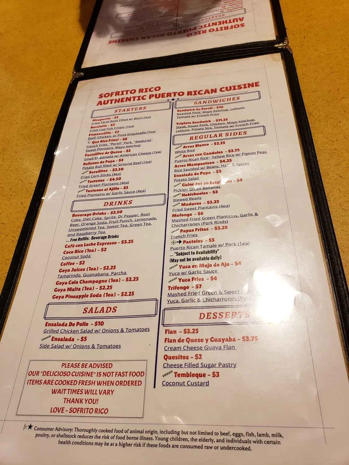 Menu 2