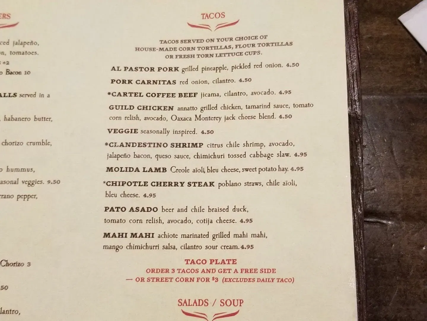 Menu 6