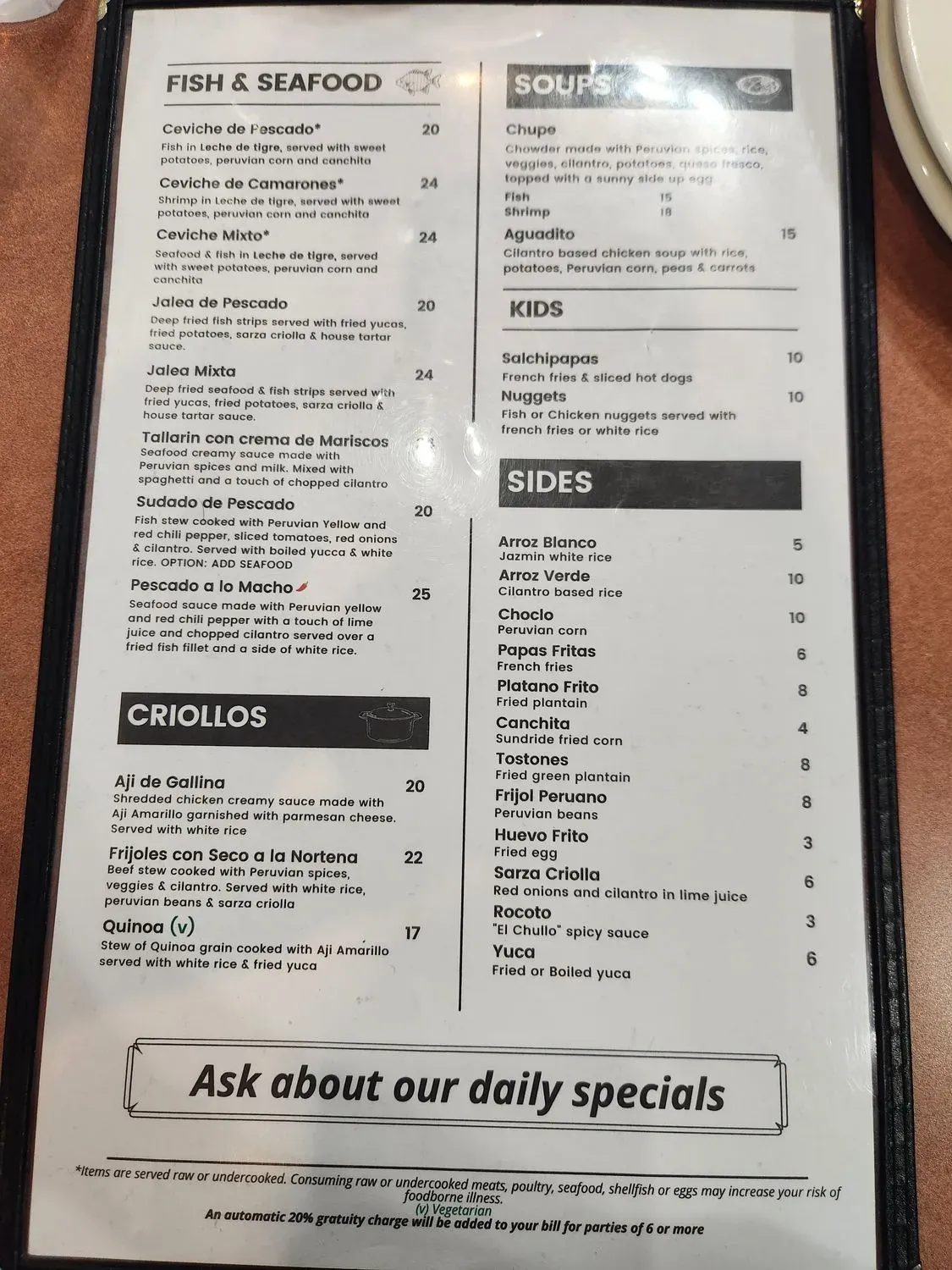 Menu 3