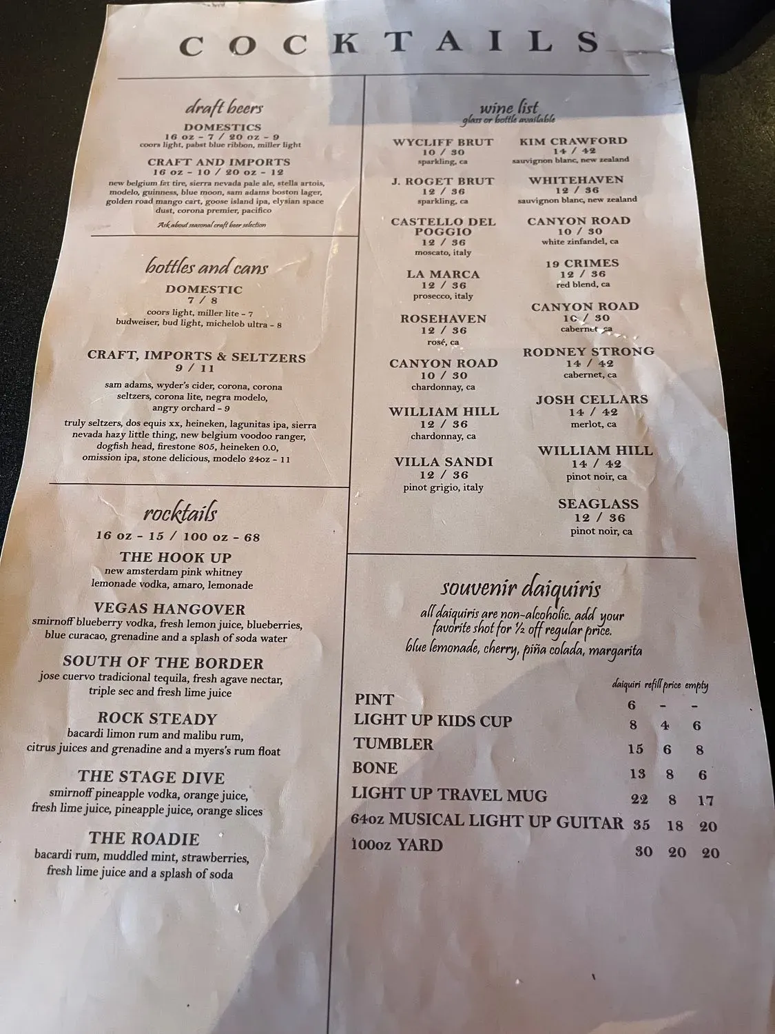 Menu 2