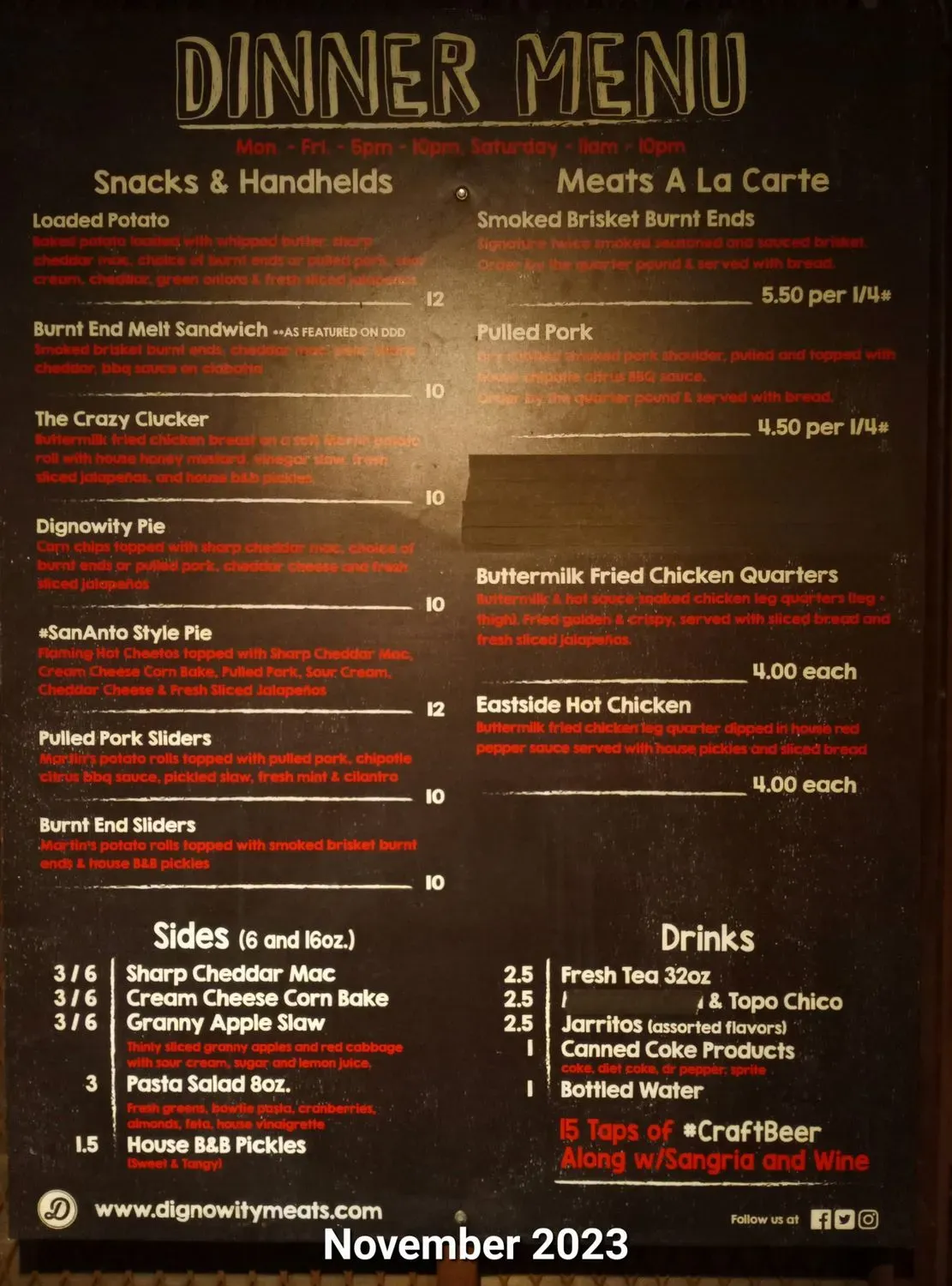 Menu 5